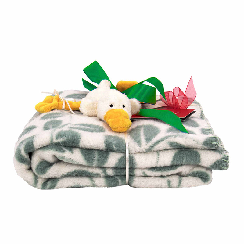 fertige Geschenkidee, Babydecke mit Mini Ente, Markenqualität